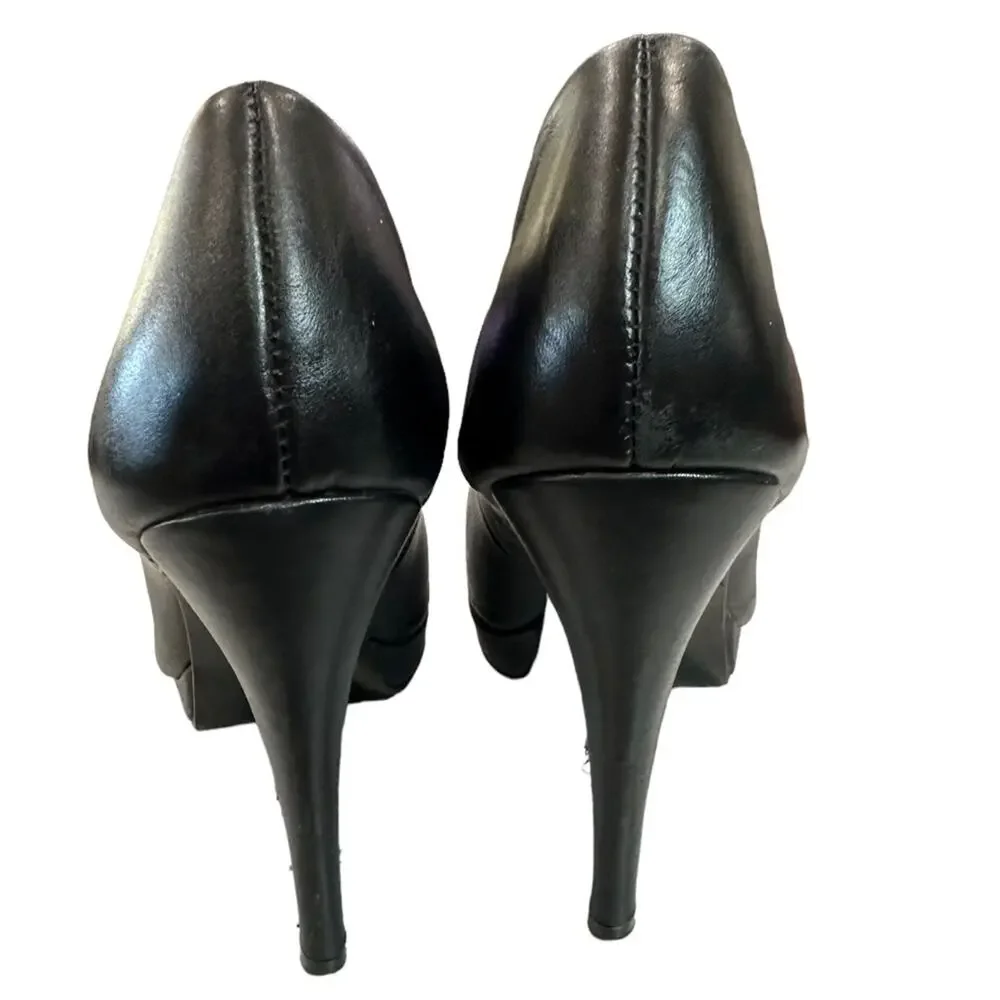 Rsvp McCall black leather pumps‎ made on Mexico 4” heel Size 10 - Picture 8 of 13